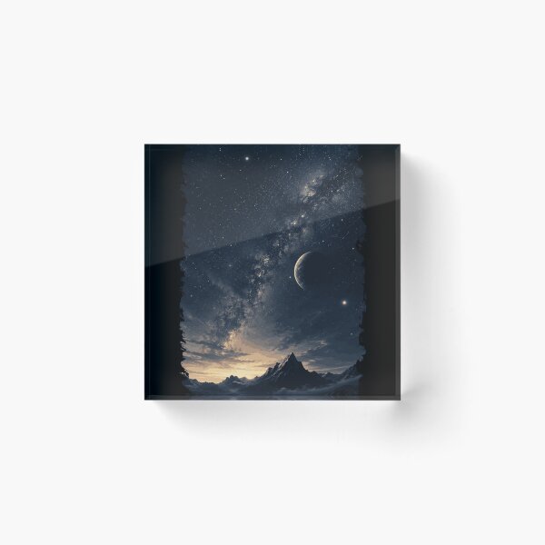Item preview, Celestial Mountain Nightscape designed and sold by JalwaWear.