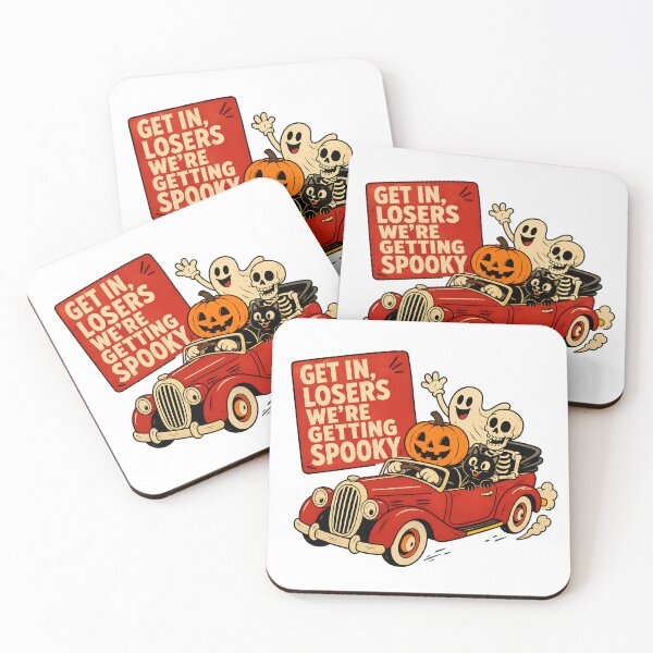 Item preview, Spooky Season Convertible Car Halloween Skeleton designed and sold by chattsuede.