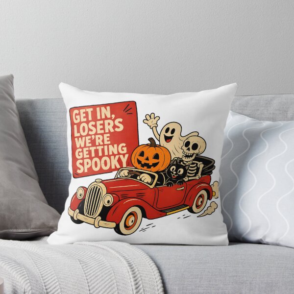 Item preview, Spooky Season Convertible Car Halloween Skeleton designed and sold by chattsuede.