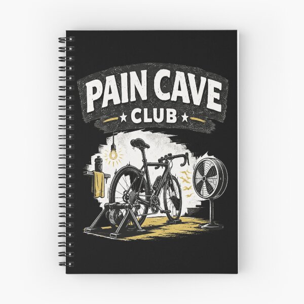Item preview, Pain Cave Club Vintage Indoor Cycling Trainer Humor designed and sold by AmayaSingleton.