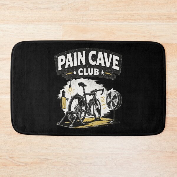 Item preview, Pain Cave Club Vintage Indoor Cycling Trainer Humor designed and sold by AmayaSingleton.