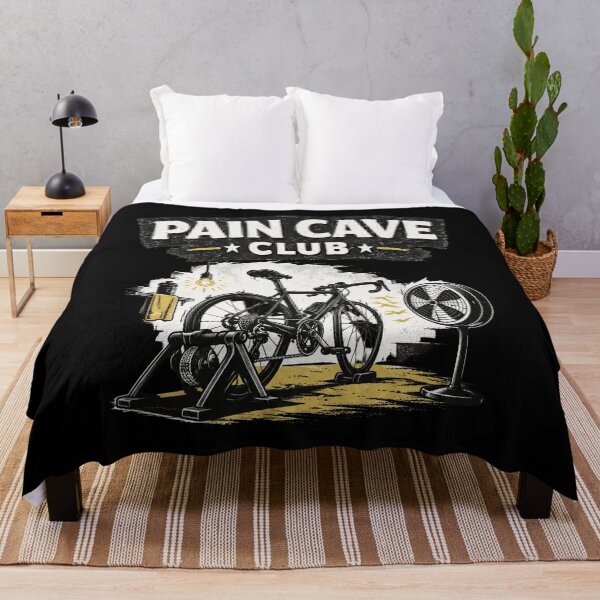 Item preview, Pain Cave Club Vintage Indoor Cycling Trainer Humor designed and sold by AmayaSingleton.