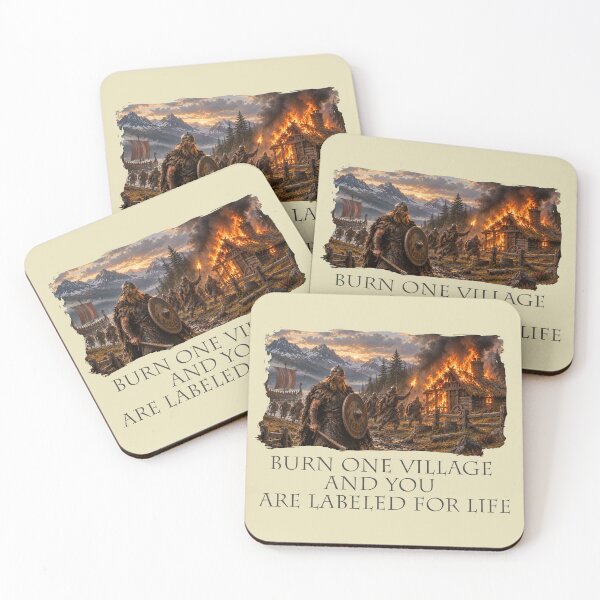 Item preview, Burn One Village designed and sold by Whisperingpeaks.