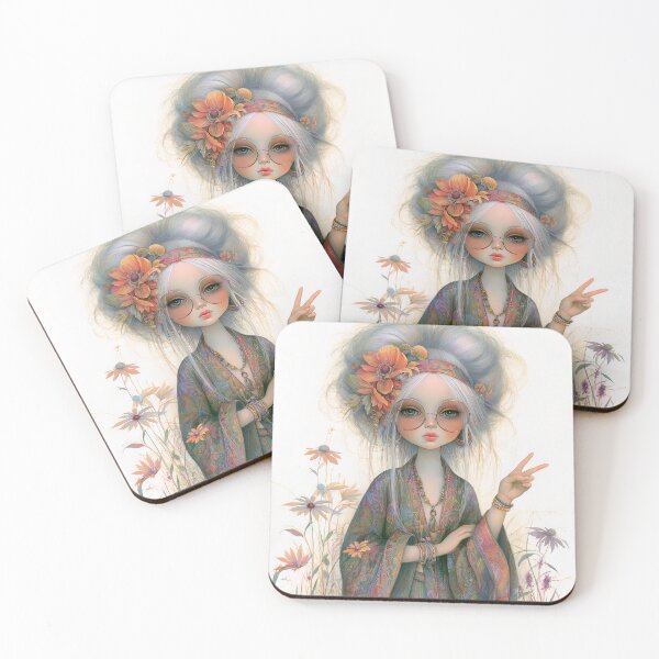 Item preview, Vintage Spirit in Orange Bloom designed and sold by bloorose.