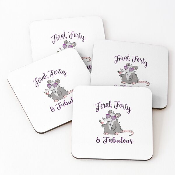 Item preview, Feral, Forty & Fabulous designed and sold by Thistle Owl Studio.