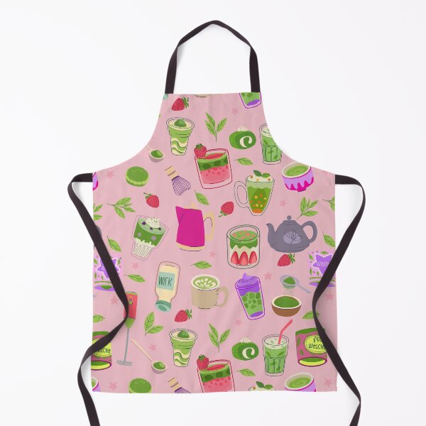 Item preview, pink matcha tea strawberry smoothie designed and sold by Gossip Rag.