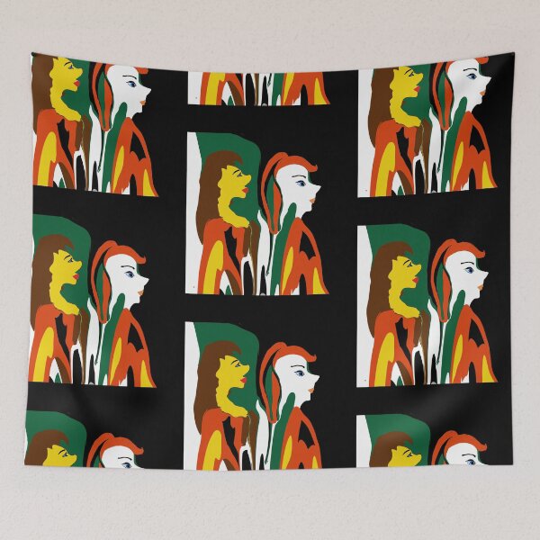 Item preview, Colorful Abstract Faces designed and sold by Elaine M Hayward .