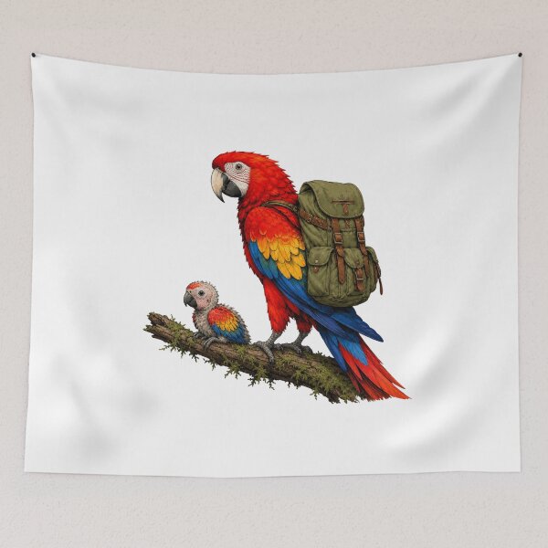 Item preview, Scarlet Macaw designed and sold by Faicshop.