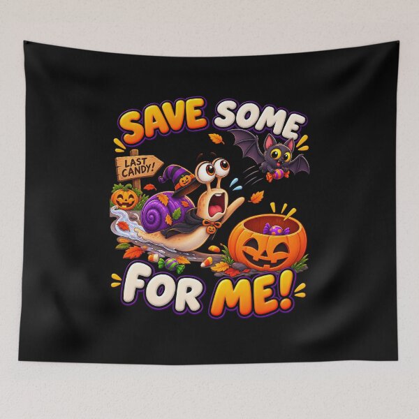 Item preview, Save Some for Me Funny Halloween Snail designed and sold by Yomere.