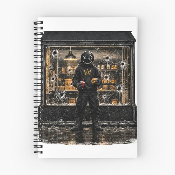 Item preview, BuBu La Street – Dark Urban Streetwear Burger Character designed and sold by PLUSHIWORLDtm.