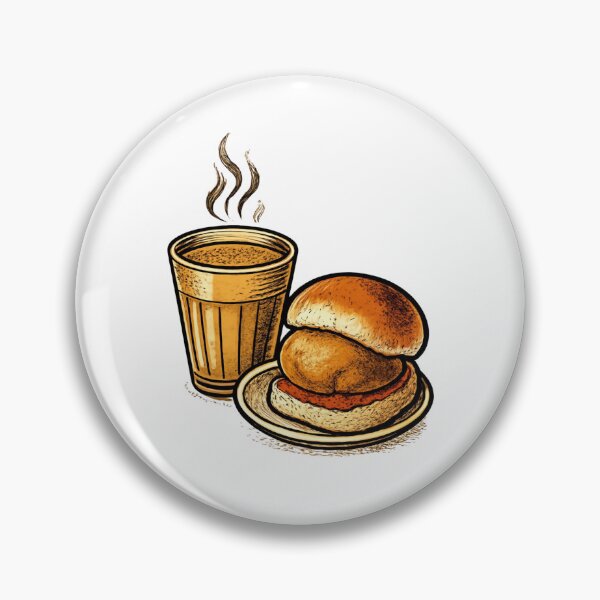 Item preview, Vada Pav Lover | Mumbai Street Food | Indian Desi Foodie | Vada Pav Fan Gift | Bombay Street Food ver1 designed and sold by mndesignworx.