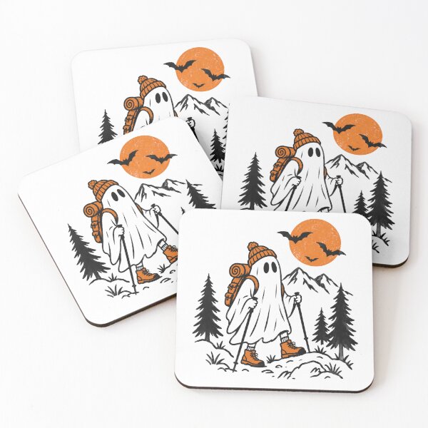 Item preview, Halloween - Hiking Ghost designed and sold by CampAndCoast.