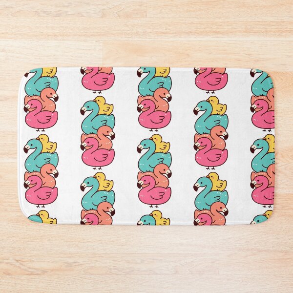 Item preview, Cute Kawaii Flamingos – Colorful Pink Tropical Birds designed and sold by AliveStyle.