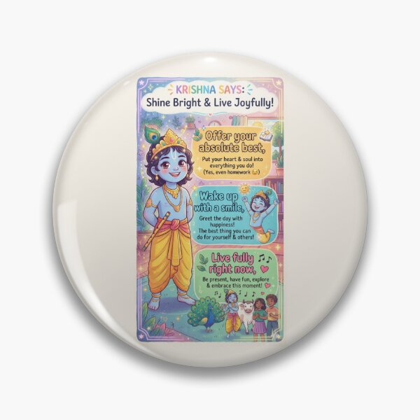 Item preview, krishna says designed and sold by ritusdesigns.