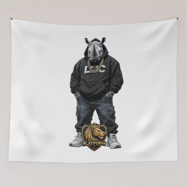Item preview, Rhino Boss LC&LC Platform Hoodie Streetwear  designed and sold by LC&LCPlatform.