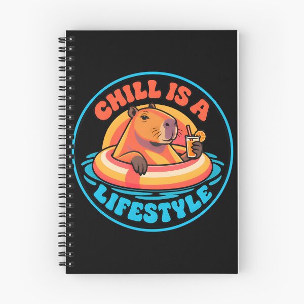 Item preview, Chill Is A Lifestyle Retro Capybara  designed and sold by MagicTheDog.