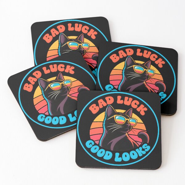 Item preview, Retro Black Cat - Bad Luck Good Looks designed and sold by MagicTheDog.