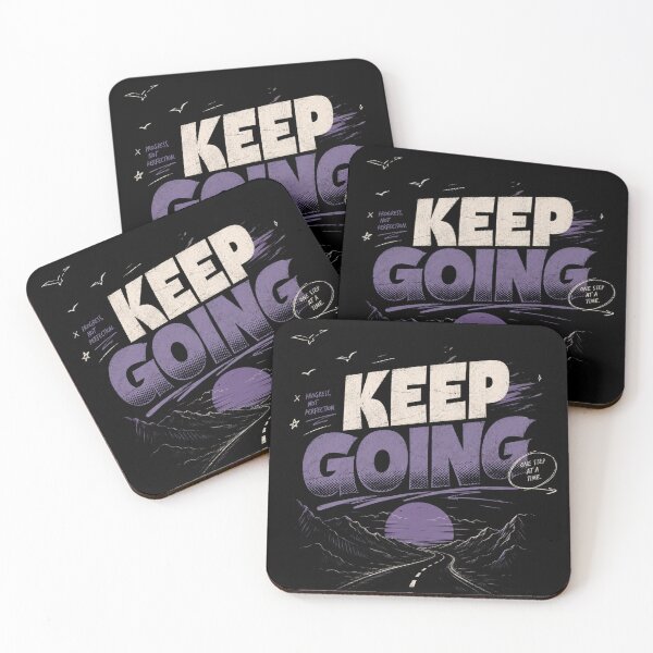 Item preview, Keep Going Motivational Typography designed and sold by Snikdha.