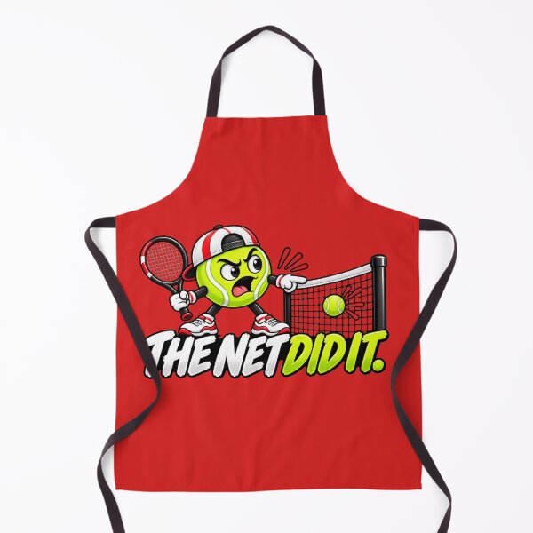 Item preview, The Net Did It – Funny Sarcastic Tennis Design designed and sold by HO•Designs.