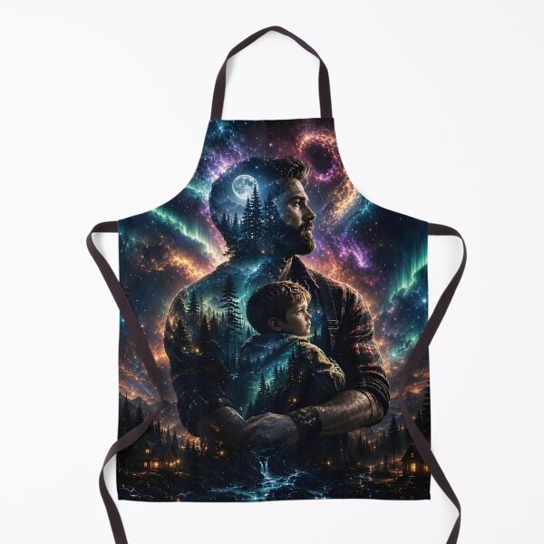 Item preview, Double Exposure A Mountain Man and His Son by Orikall designed and sold by HippieWorks.