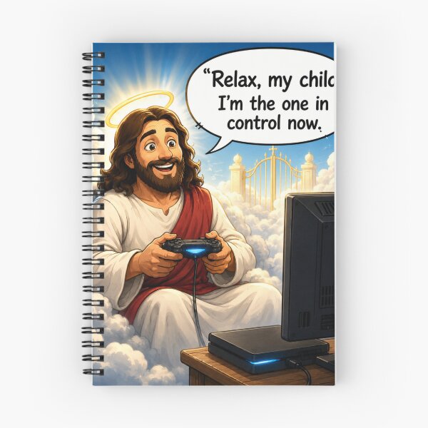 Item preview, God’s Got the Controller designed and sold by Neon Ink Designs.