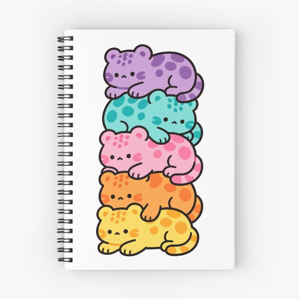 Item preview, Cute Kawaii Cats – Colorful Pastel Spotted Kittens designed and sold by AliveStyle.