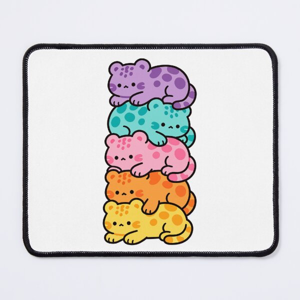 Item preview, Cute Kawaii Cats – Colorful Pastel Spotted Kittens designed and sold by AliveStyle.