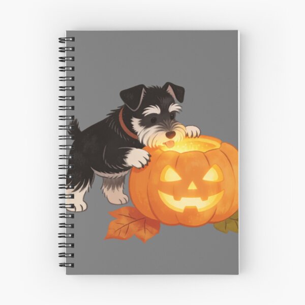 Item preview, Schnauzer with Glowing Jack-O’-Lantern designed and sold by DumpsterSage.