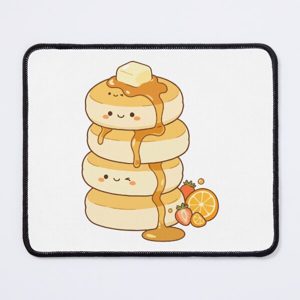 Item preview, Cute Kawaii Pancakes – Fluffy Breakfast with Maple Syrup designed and sold by AliveStyle.