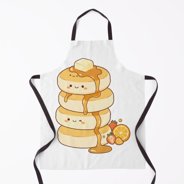 Item preview, Cute Kawaii Pancakes – Fluffy Breakfast with Maple Syrup designed and sold by AliveStyle.