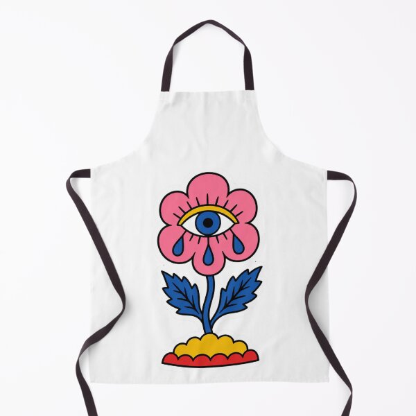 Item preview, Retro Psychedelic Flower with Crying Eye Surreal Art designed and sold by Vision Crafted.