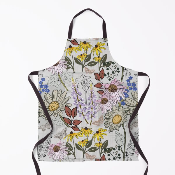 Item preview, Hand Drawn Colorful Wildflower Collage designed and sold by AlliJay Designs.
