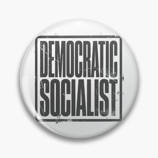 Item preview, Democratic Socialist Distressed Stamp designed and sold by LaVacheDesign.