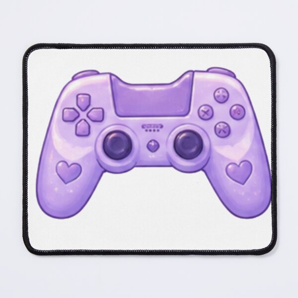 Item preview, Cute Purple Gamer Controller with Hearts designed and sold by Kiralemon.