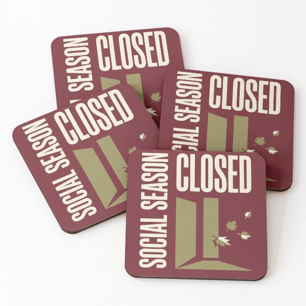 Item preview, Social Season Closed designed and sold by SignumShop.