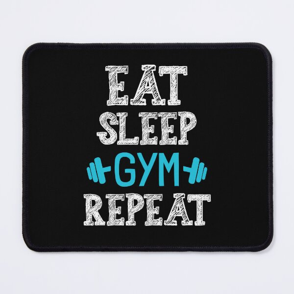 Item preview, Eat Sleep Gym Repeat Workout Motivation Design designed and sold by GetGoodFit.