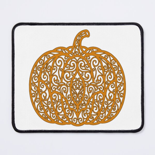Item preview, Orange filigree fall pumpkin designed and sold by PalmRock.