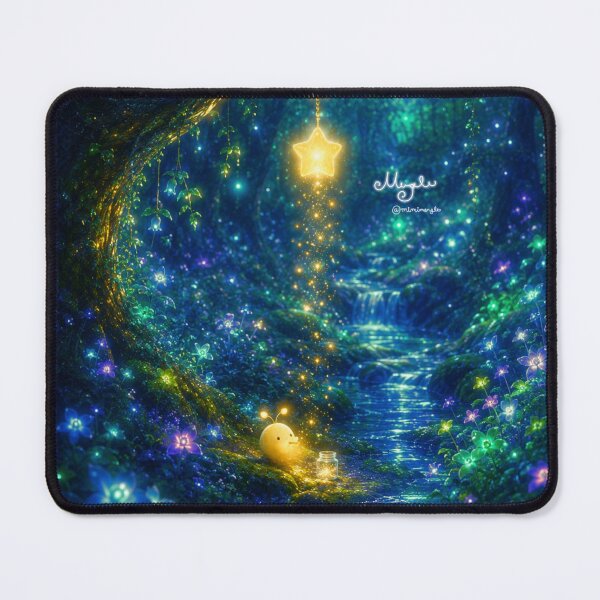 Item preview, Loumie Gathering Starlight Among Glowing Flowers designed and sold by Minimergle.