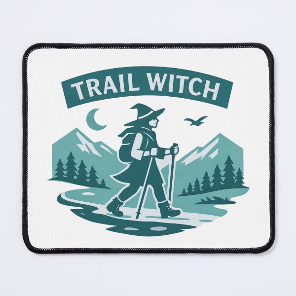 Item preview, Trail Witch Hiking & Outdoor Adventure Graphic designed and sold by GabeMountainArt.