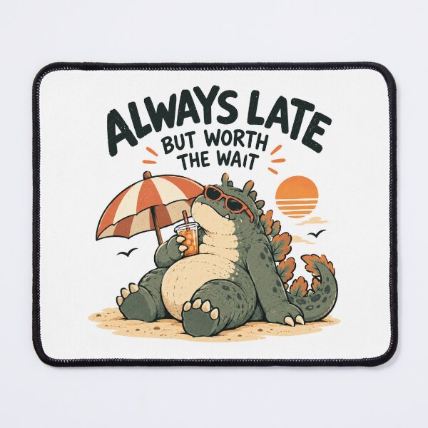 Item preview, Retro Kaiju Always Late But Worth The wait designed and sold by NatureStyle555.