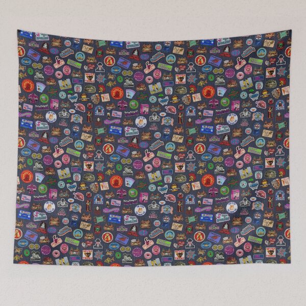 Item preview, Princess Donut Patch Jacket - Denim - Blue designed and sold by QuiltPaperScissors.