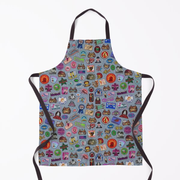 Item preview, Princess Donut Patch Jacket - Denim - Faded Blue designed and sold by QuiltPaperScissors.