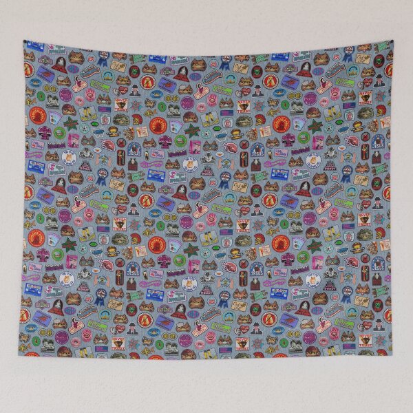 Item preview, Princess Donut Patch Jacket - Denim - Faded Blue designed and sold by QuiltPaperScissors.