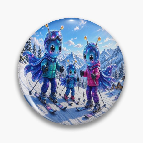 Item preview, Medanix: Galactic Ski Adventure on Snowy Peaks  designed and sold by Breezes-of-Ida.