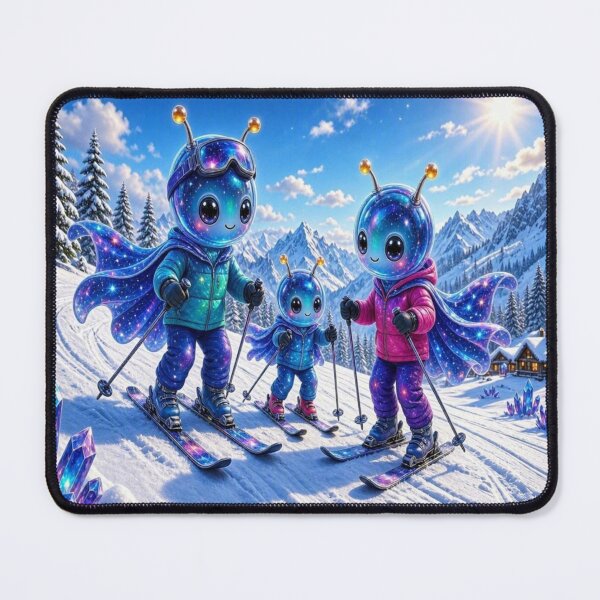 Item preview, Medanix: Galactic Ski Adventure on Snowy Peaks  designed and sold by Breezes-of-Ida.