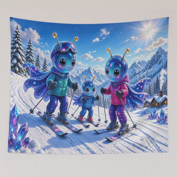 Item preview, Medanix: Galactic Ski Adventure on Snowy Peaks  designed and sold by Breezes-of-Ida.