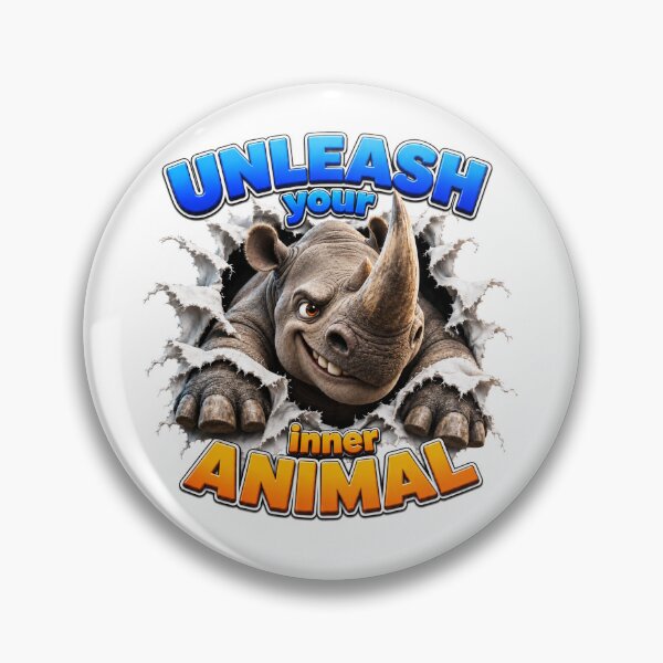 Item preview, Unleash Your Inner Animal - Tough Rhino designed and sold by Bor-Suk.