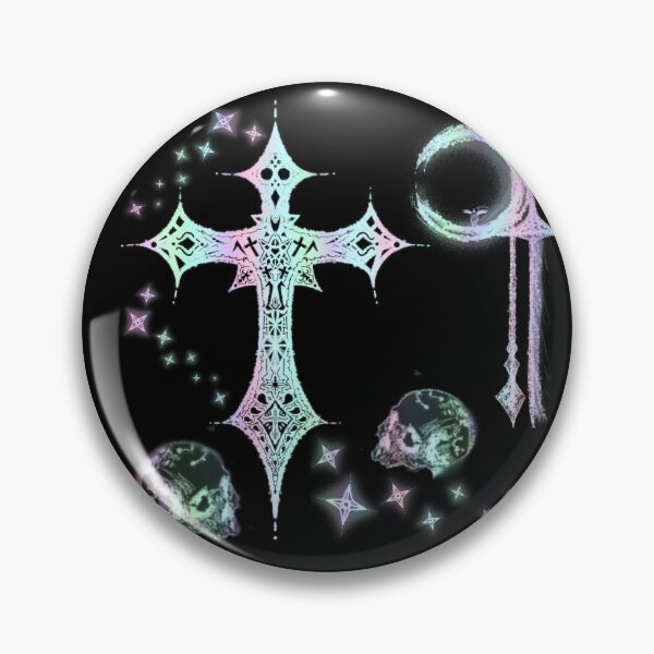 Item preview, Black Rainbow Cross designed and sold by EmoJellyfish.