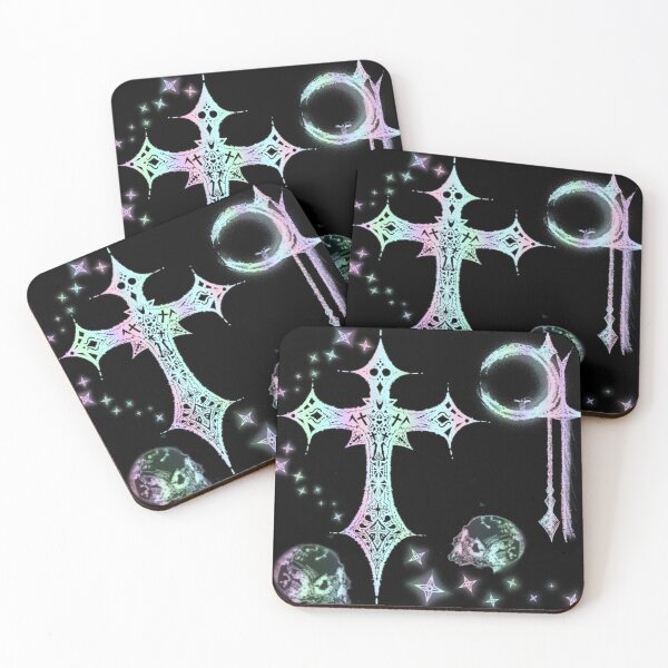 Item preview, Black Rainbow Cross designed and sold by EmoJellyfish.
