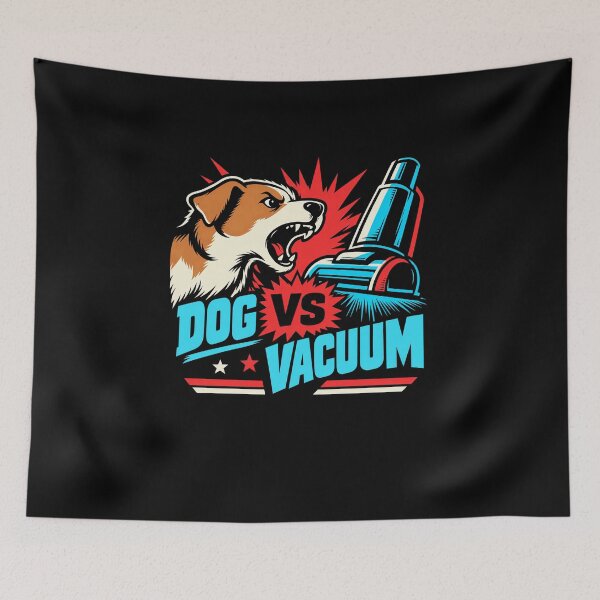Item preview, Funny DOG VS VACUUM Pet Humor designed and sold by elderberry.